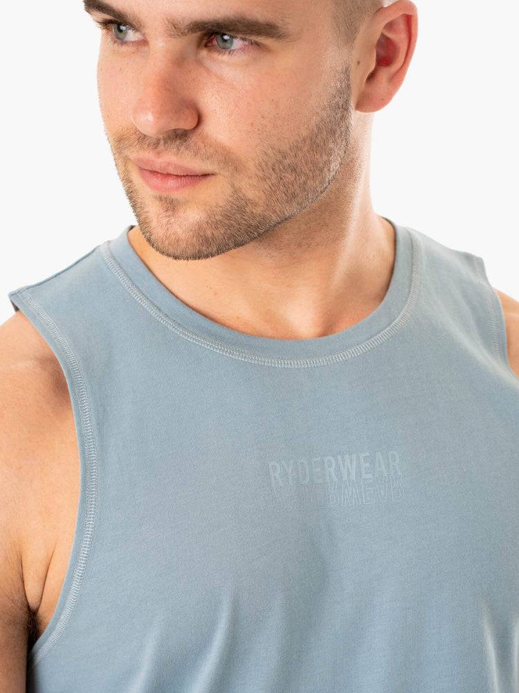 Ice Blue Ryderwear Men Tanks Limitless Baller Tank Men's Tanks | AU1148UT