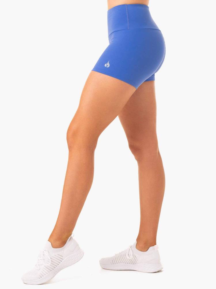 Iris Blue Ryderwear Women Shorts Staples Scrunch Bum Booty Women's Shorts | AU1977RW