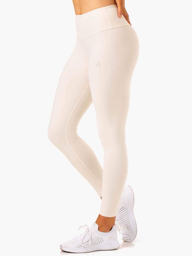 Ivory Ryderwear Women Leggings Adapt High Waisted Scrunch Women's Leggings | AU1852OR