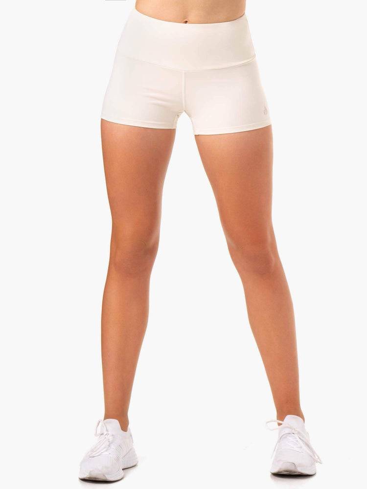 Ivory Ryderwear Women Shorts Adapt High Waisted Scrunch Women\'s Shorts | AU2148LH