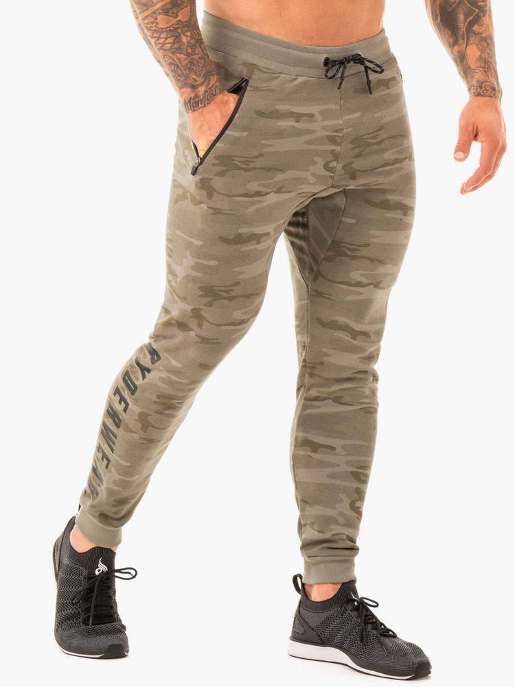 Khaki Camo Ryderwear Men Track Pants Combats Men's Track Pants | AU1005ZG