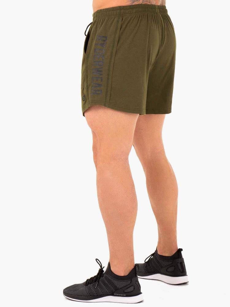 Khaki Ryderwear Men Shorts Arnie Men's Shorts | AU1345CE