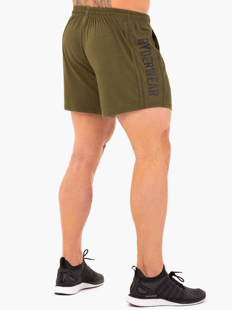 Khaki Ryderwear Men Shorts Arnie Men's Shorts | AU1345CE