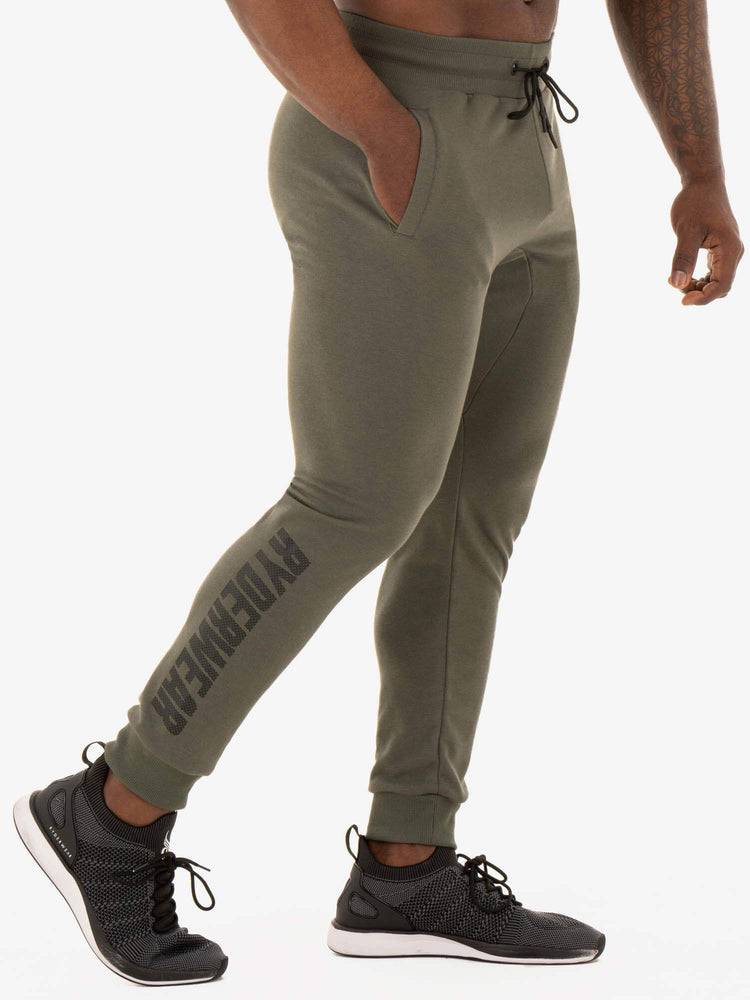 Khaki Ryderwear Men Track Pants Flexs Men's Track Pants | AU1011MA