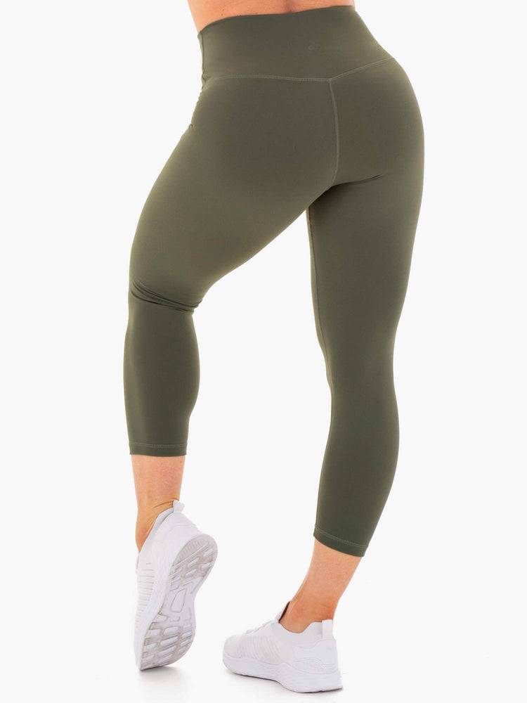 Khaki Ryderwear Women Leggings Motion High Waisted 7/8 Women's Leggings | AU1747IS