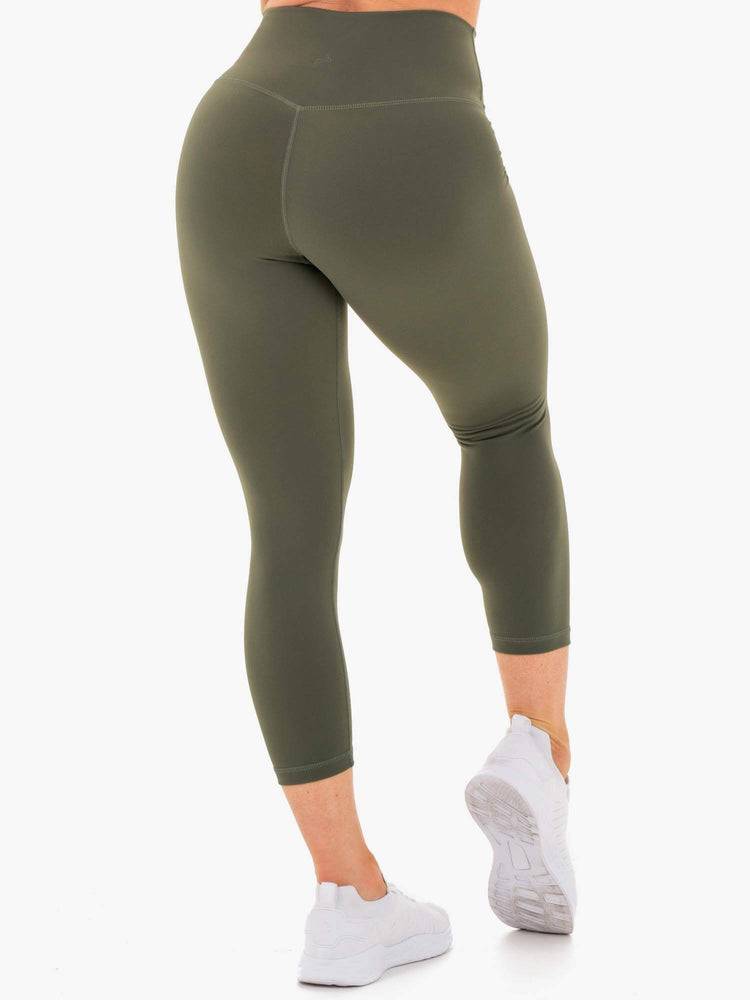 Khaki Ryderwear Women Leggings Motion High Waisted 7/8 Women's Leggings | AU1747IS