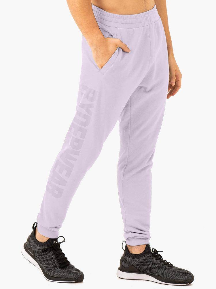 Lavender Ryderwear Men Track Pants Heritage Fleeces Men's Track Pants | AU1018UT