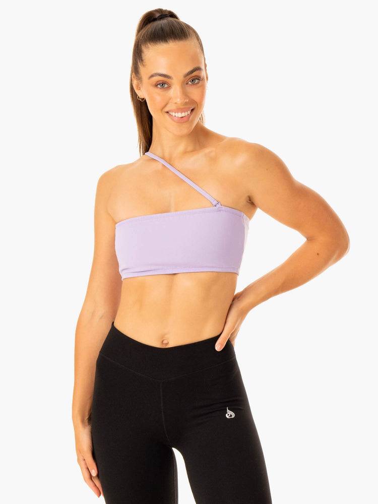 Lavender Ryderwear Women Sports Bra Convertible Bandeau Women's Sports Bra | AU2339DN