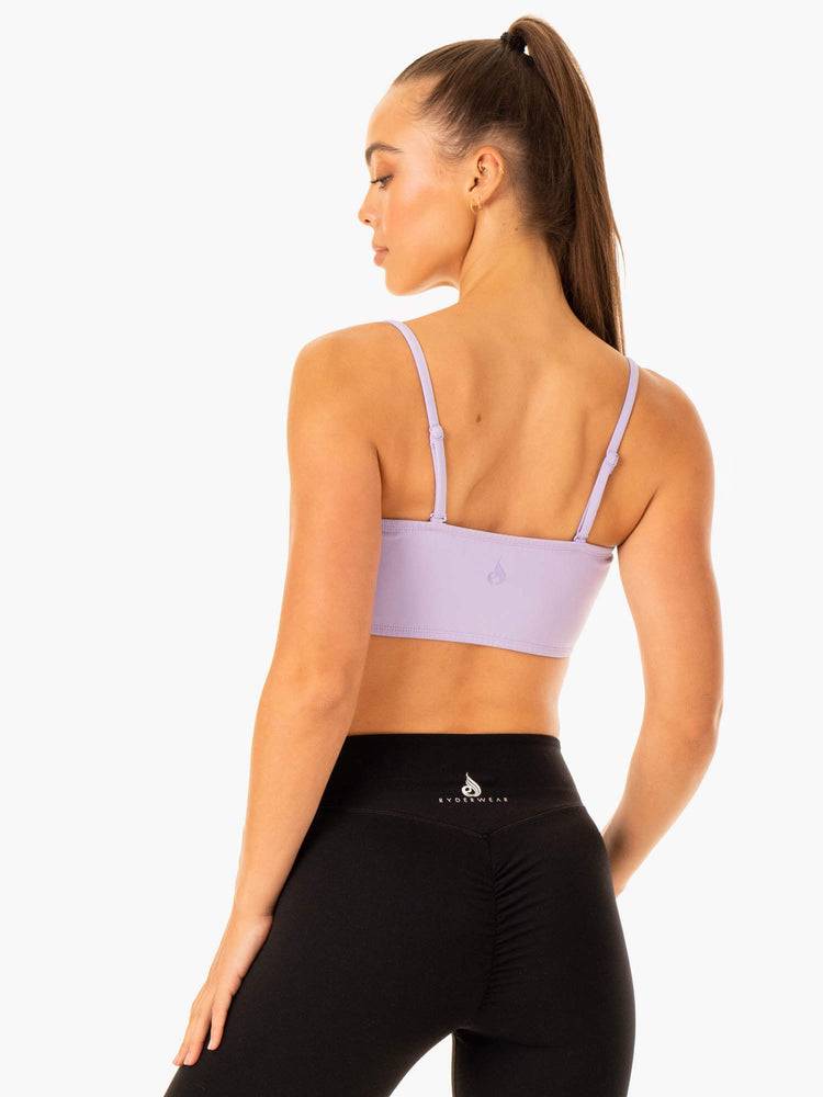 Lavender Ryderwear Women Sports Bra Convertible Bandeau Women's Sports Bra | AU2339DN