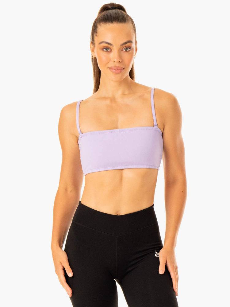 Lavender Ryderwear Women Sports Bra Convertible Bandeau Women\'s Sports Bra | AU2339DN