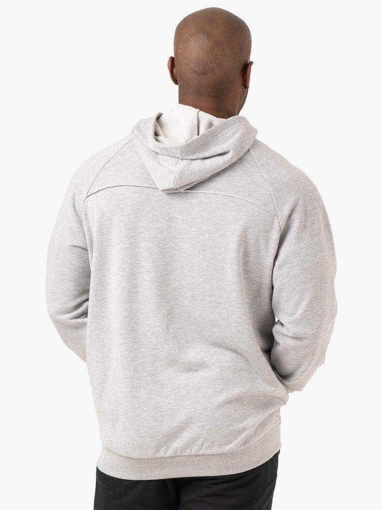 Light Grey Marl Ryderwear Men Hoodie Pursuit Zip Up Men's Hoodie | AU1469HK