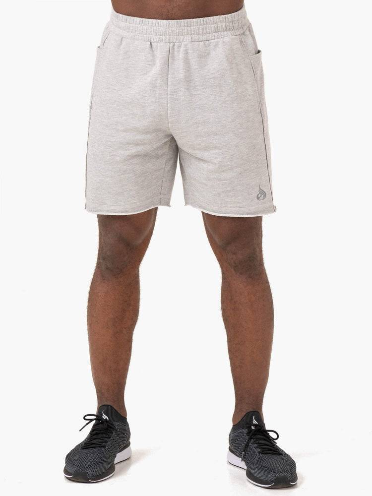 Light Grey Marl Ryderwear Men Shorts Pursuit Track Men's Shorts | AU1399BC