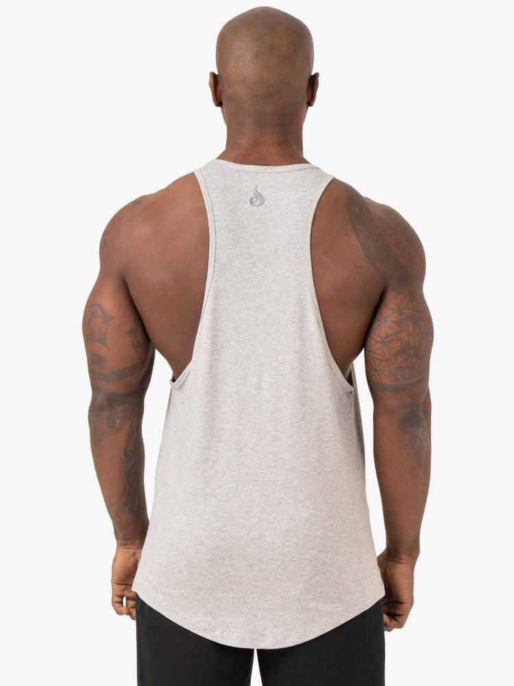 Light Grey Marl Ryderwear Men Tanks Pursuit Baller Tank Men's Tanks | AU1164VD