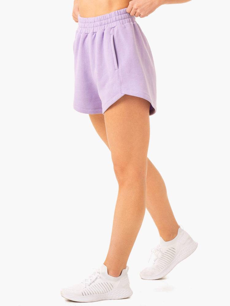 Lilac Ryderwear Women Shorts Sideline Track Women's Shorts | AU2070LH