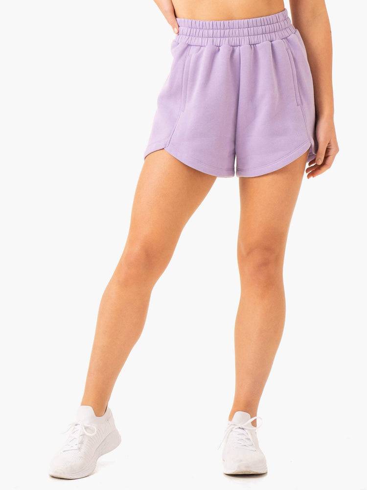 Lilac Ryderwear Women Shorts Sideline Track Women\'s Shorts | AU2070LH