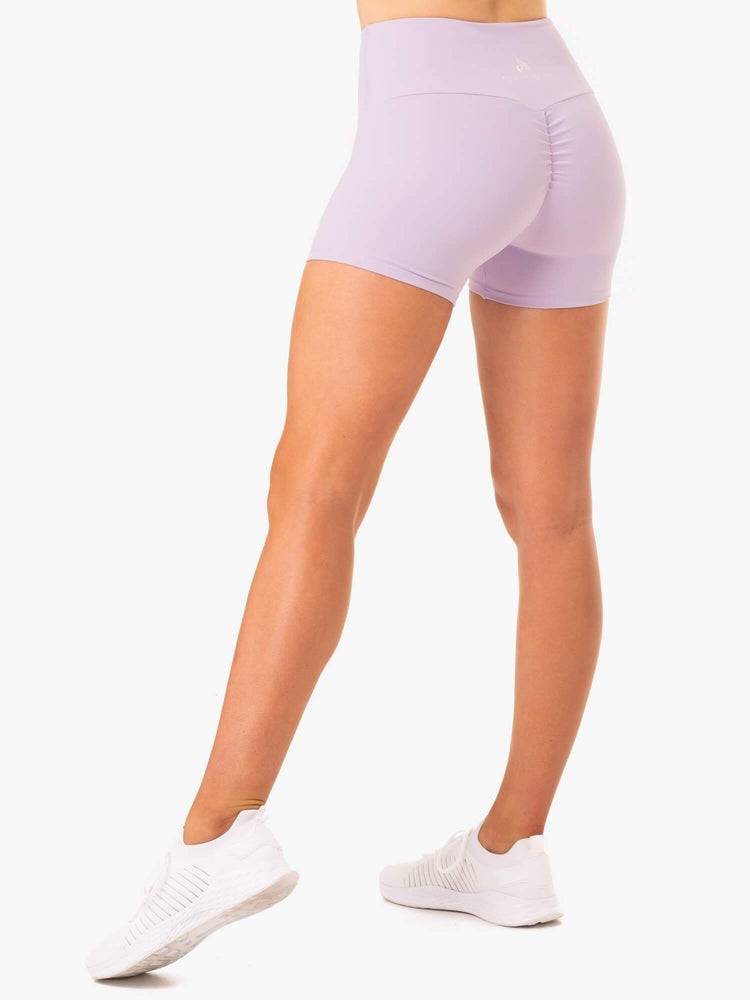 Lilac Ryderwear Women Shorts Staples Scrunch Bum Booty Women's Shorts | AU1976EX