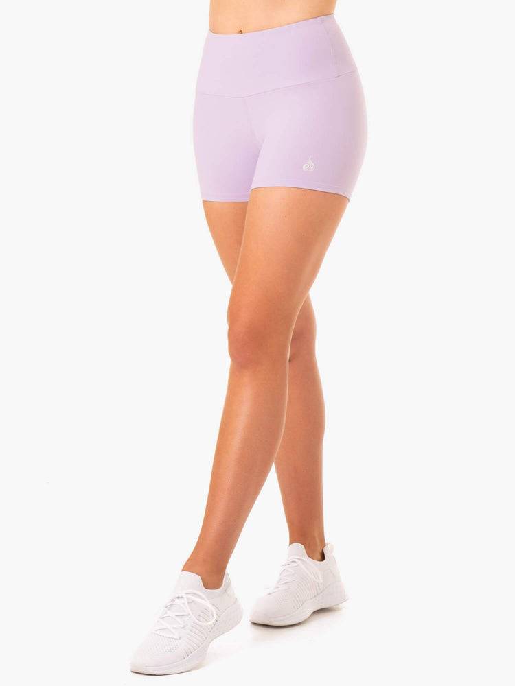 Lilac Ryderwear Women Shorts Staples Scrunch Bum Booty Women\'s Shorts | AU1976EX