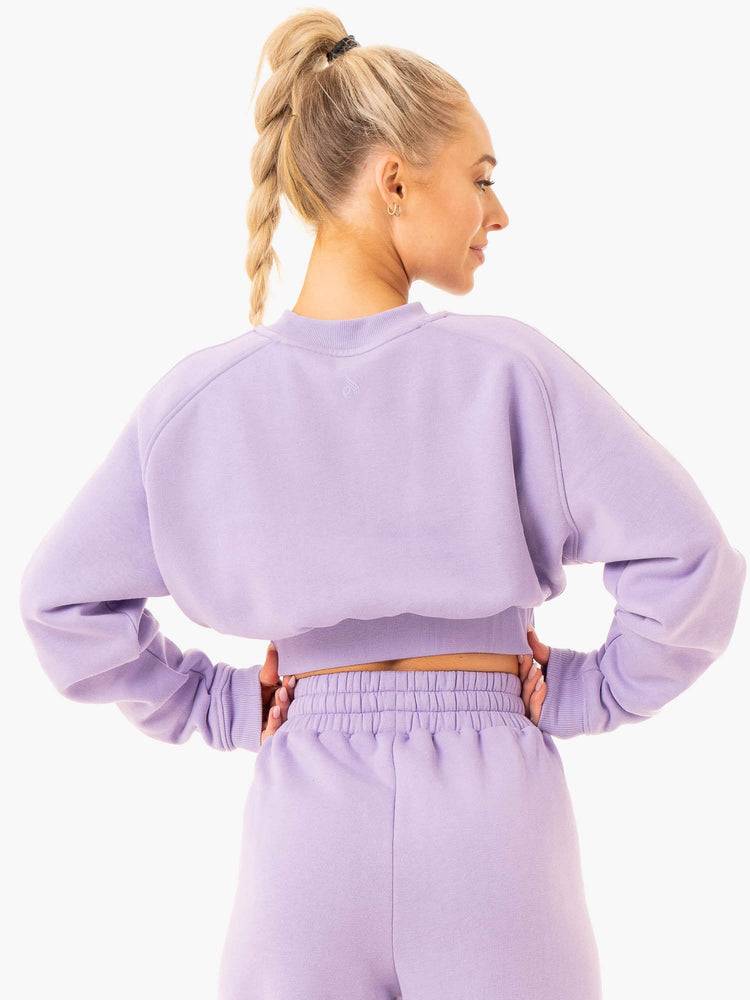 Lilac Ryderwear Women Sweaters Sideline Women's Sweaters | AU2577OR