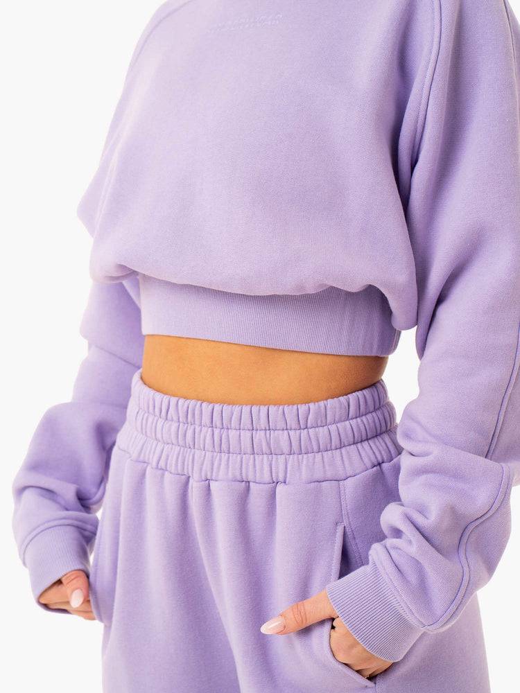 Lilac Ryderwear Women Sweaters Sideline Women's Sweaters | AU2577OR