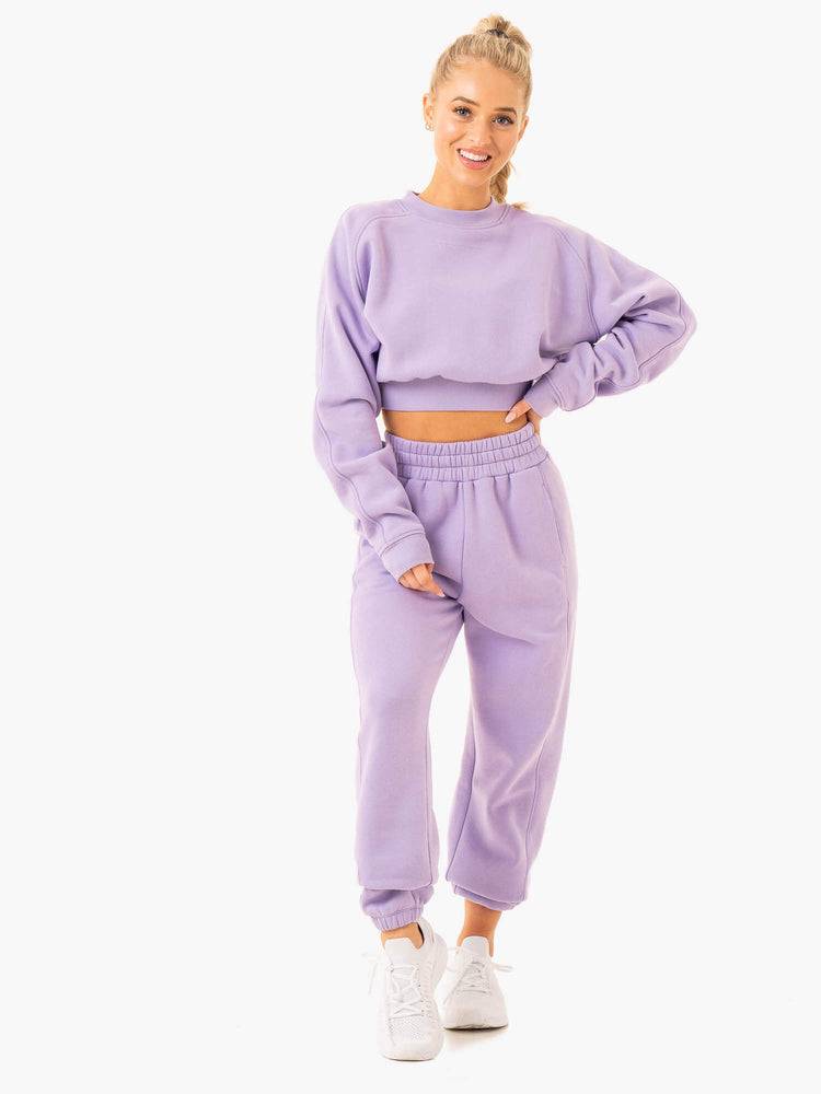 Lilac Ryderwear Women Sweaters Sideline Women's Sweaters | AU2577OR