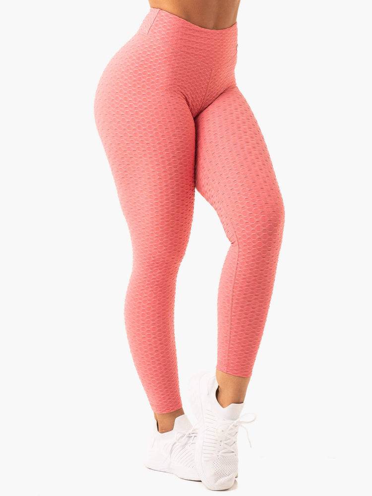 Lipstick Pink Ryderwear Women Leggings Optic Scrunch Bum Women's Leggings | AU1776AP