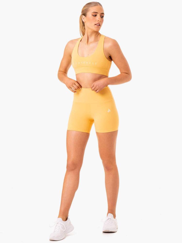 Mango Ryderwear Women Shorts Staples Scrunch Bum Mid Length Women's Shorts | AU2134TV