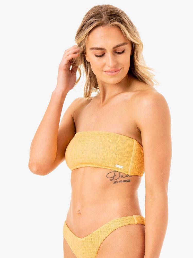 Mango Ryderwear Women Swimwear Paradise Bandeau Bikini Top Women's Swimwear | AU2654EX