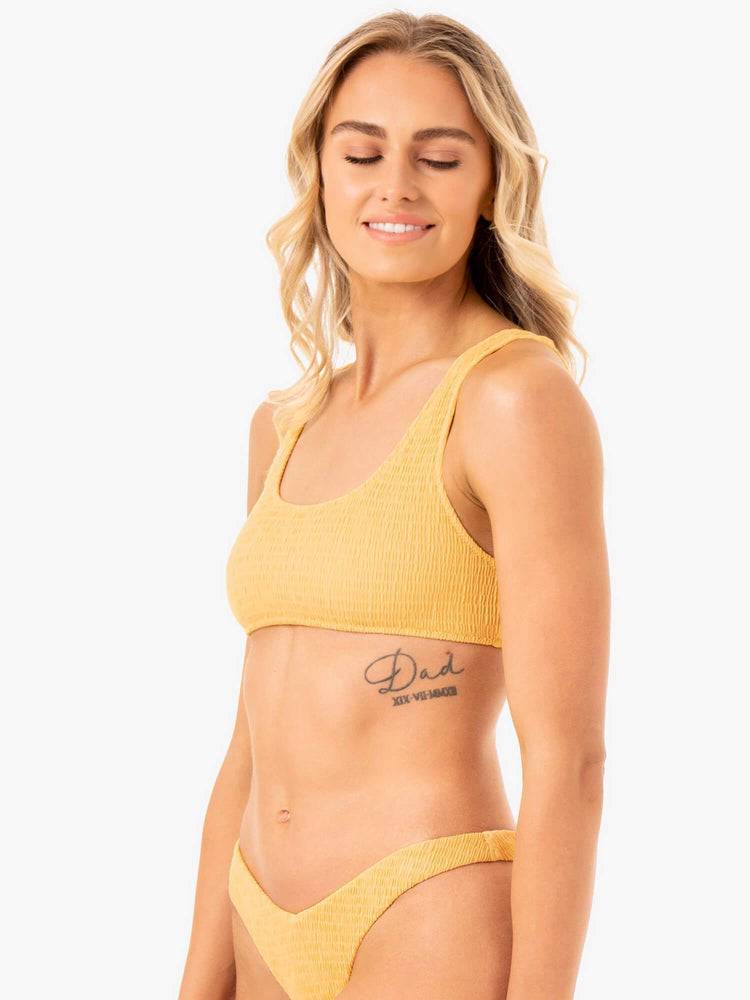 Mango Ryderwear Women Swimwear Paradise Scoop Bikini Top Women's Swimwear | AU2663ZG