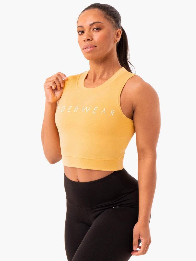 Mango Ryderwear Women Tanks Motion Crop Top Women's Tanks | AU2962TV