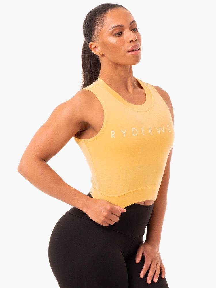 Mango Ryderwear Women Tanks Motion Crop Top Women\'s Tanks | AU2962TV