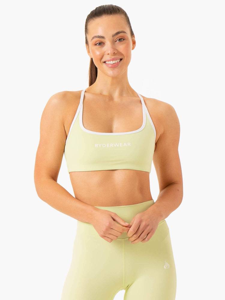 Mint Ryderwear Women Sports Bra Frequency Women\'s Sports Bra | AU2221FM