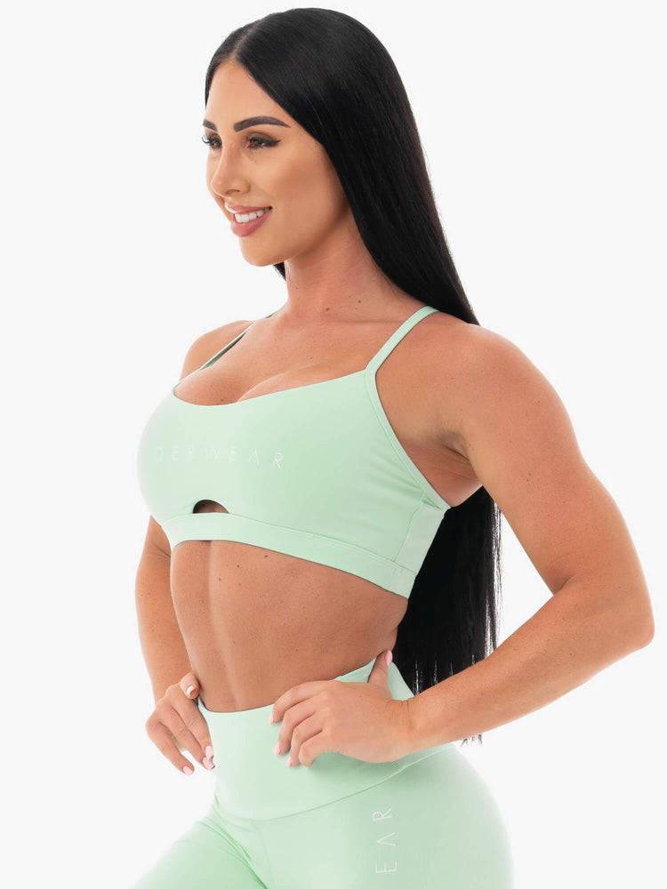 Mint Ryderwear Women Sports Bra Staples Women's Sports Bra | AU2325QZ