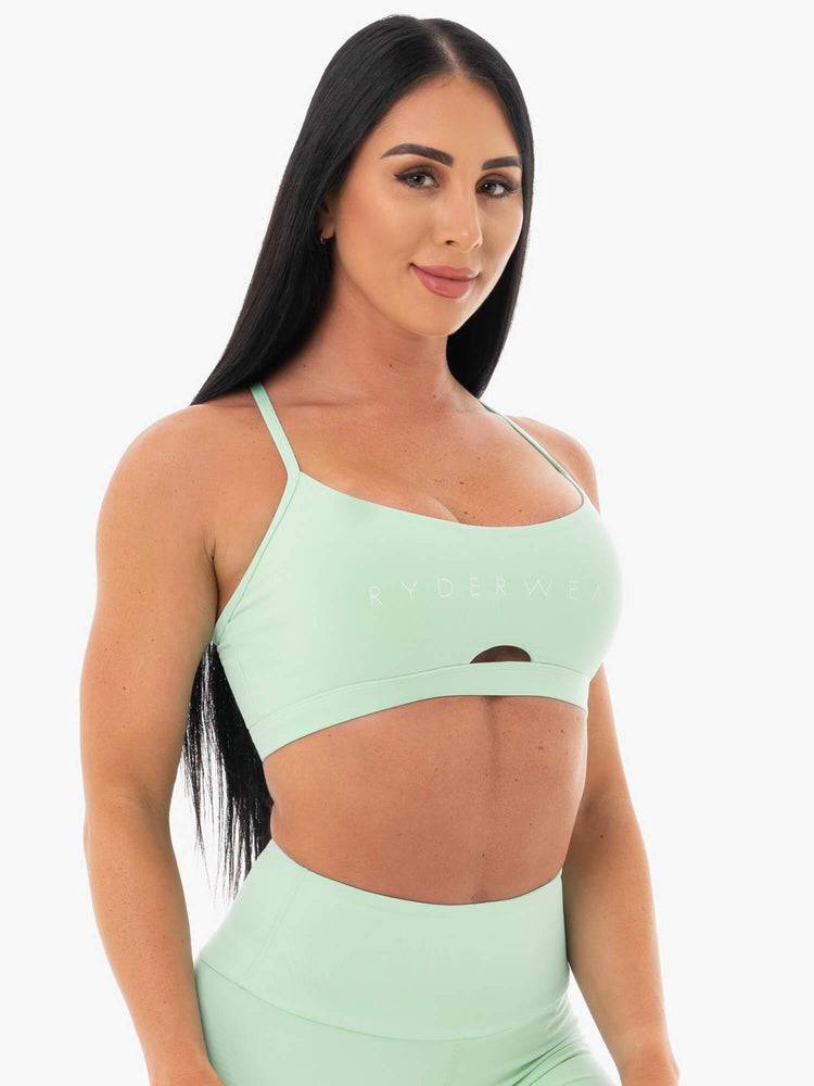 Mint Ryderwear Women Sports Bra Staples Women's Sports Bra | AU2325QZ