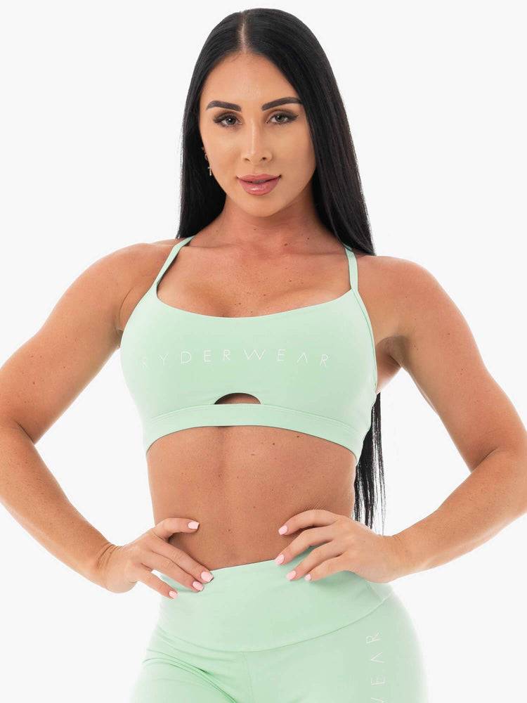 Mint Ryderwear Women Sports Bra Staples Women\'s Sports Bra | AU2325QZ