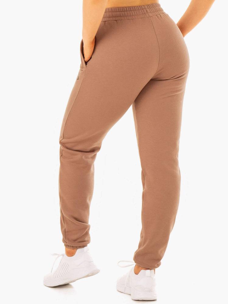 Mocha Ryderwear Women Track Pants Unisex Women's Track Pants | AU3067HK