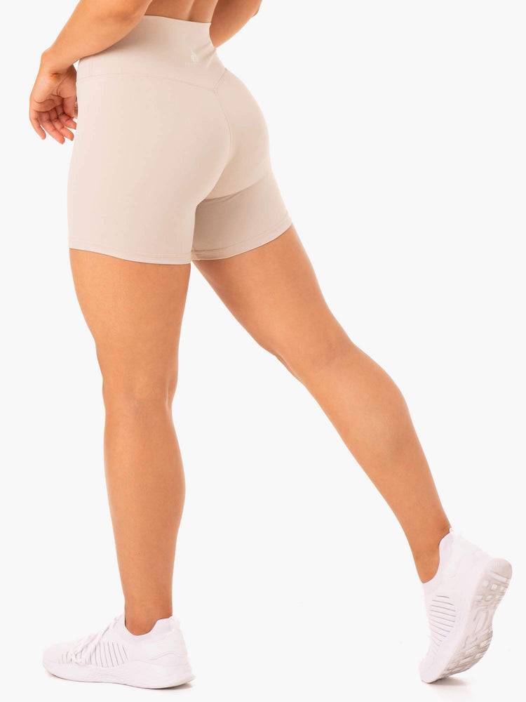 Mushroom Ryderwear Women Shorts Base High Waisted Women's Shorts | AU2028EX