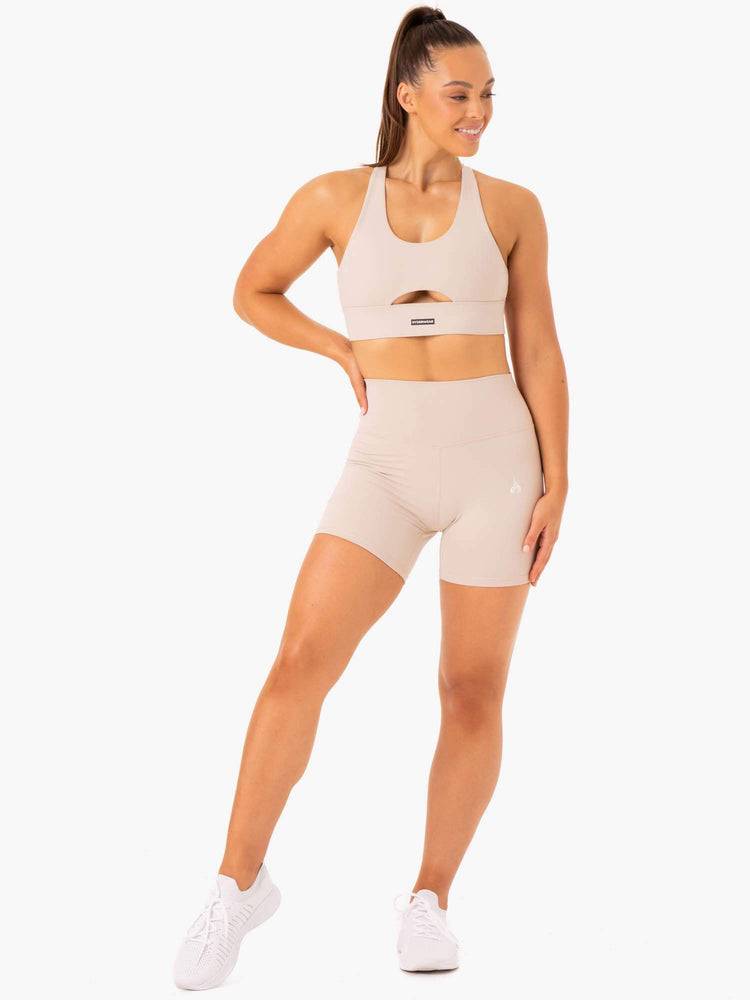 Mushroom Ryderwear Women Shorts Base High Waisted Women's Shorts | AU2028EX