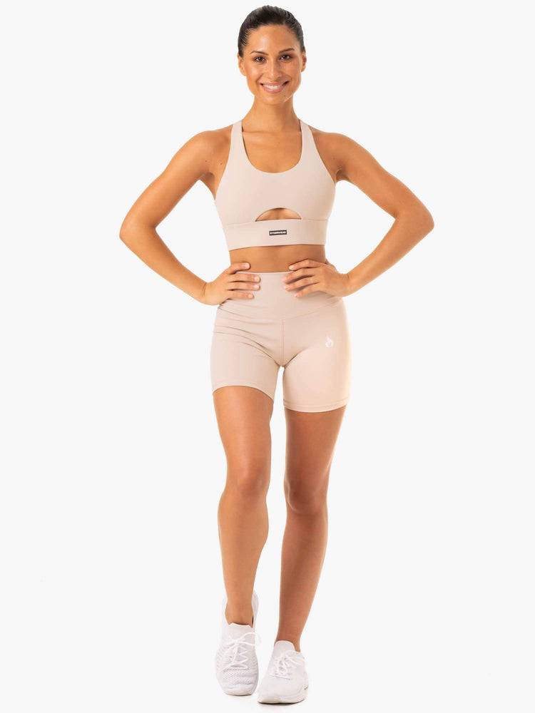 Mushroom Ryderwear Women Shorts Base High Waisted Women's Shorts | AU2028EX