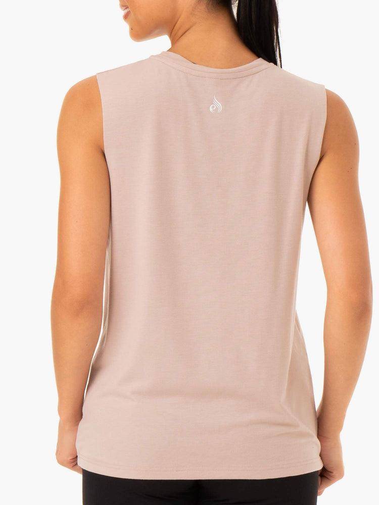 Mushroom Ryderwear Women Tanks Base Regular Cut Women's Tanks | AU2956AP