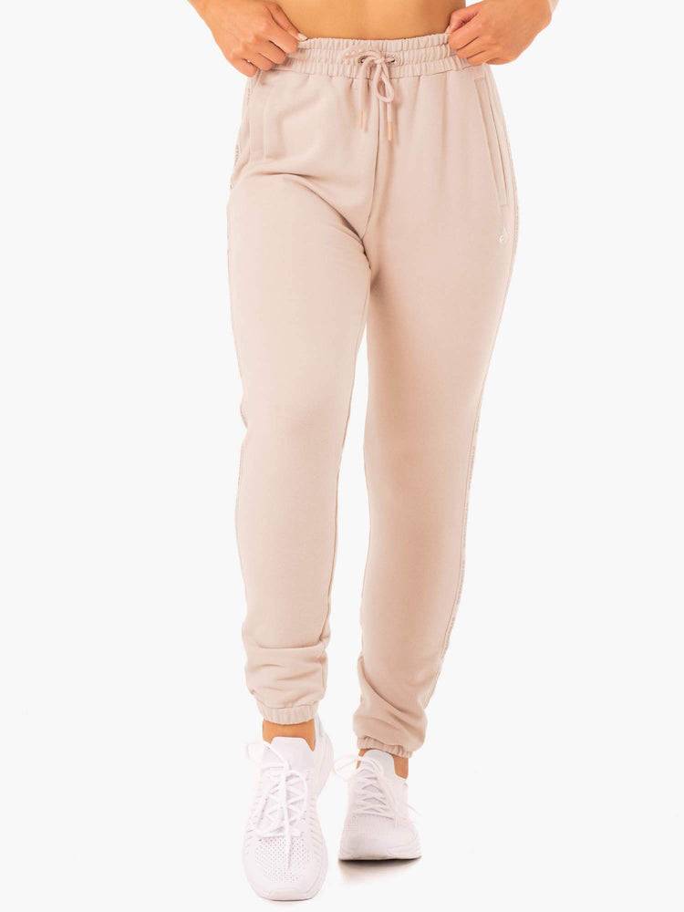 Mushroom Ryderwear Women Track Pants Base High Waisted Women's Track Pants | AU3053SO