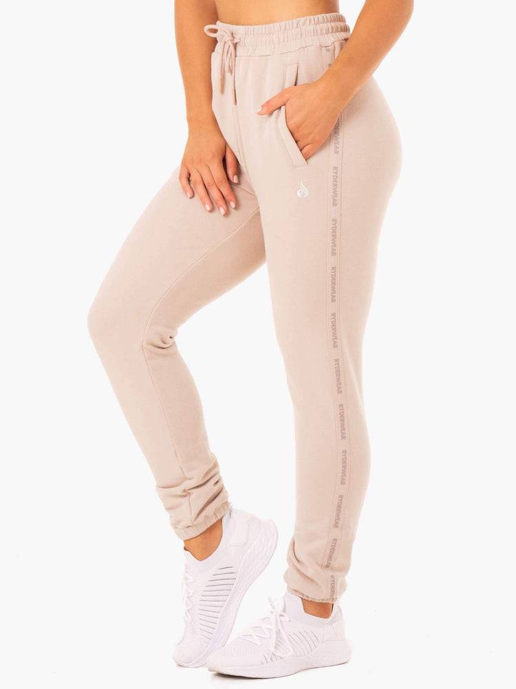 Mushroom Ryderwear Women Track Pants Base High Waisted Women's Track Pants | AU3053SO