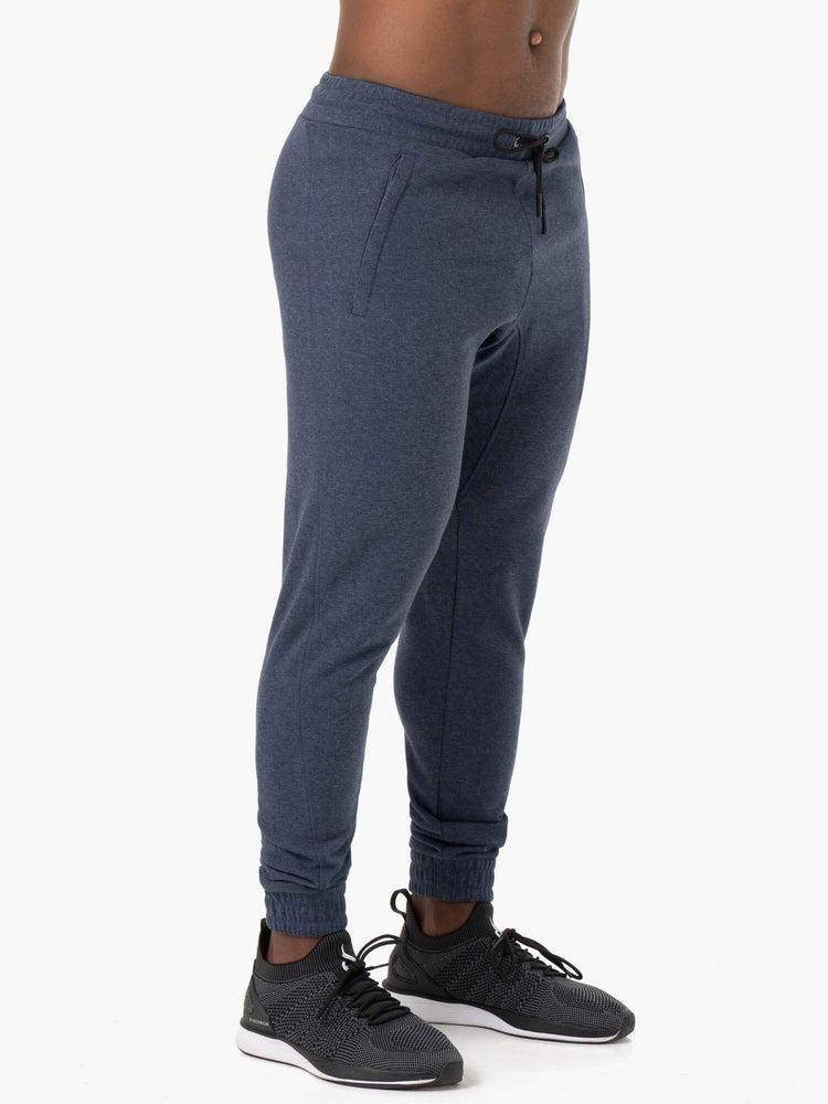 Navy Marl Ryderwear Men Track Pants Irons Men's Track Pants | AU1022AP