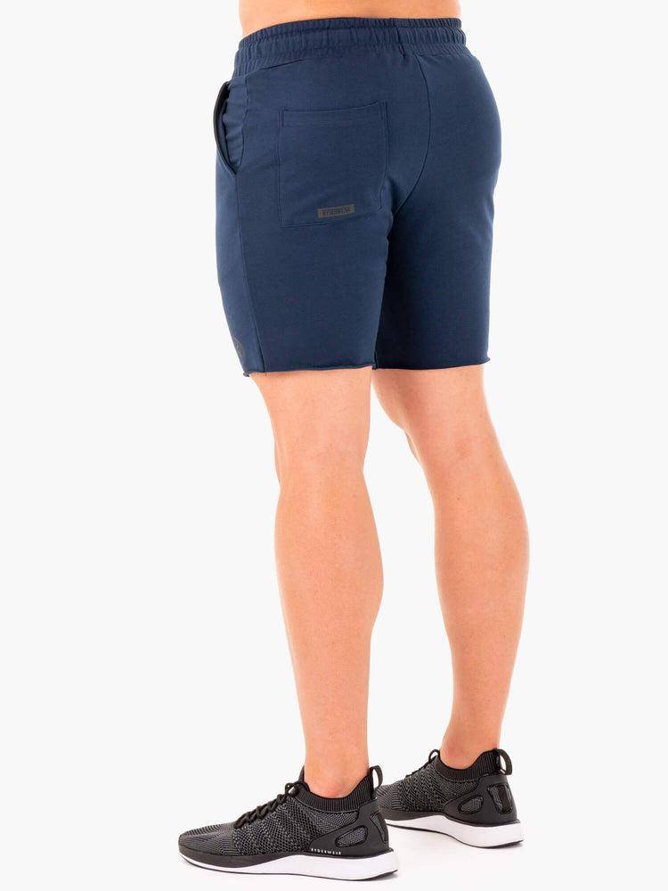 Navy Ryderwear Men Shorts Base Gym Men's Shorts | AU1352EX