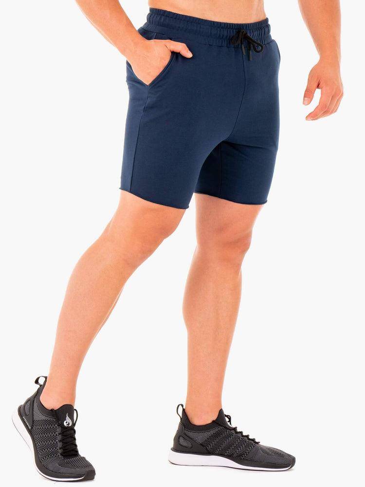 Navy Ryderwear Men Shorts Base Gym Men's Shorts | AU1352EX