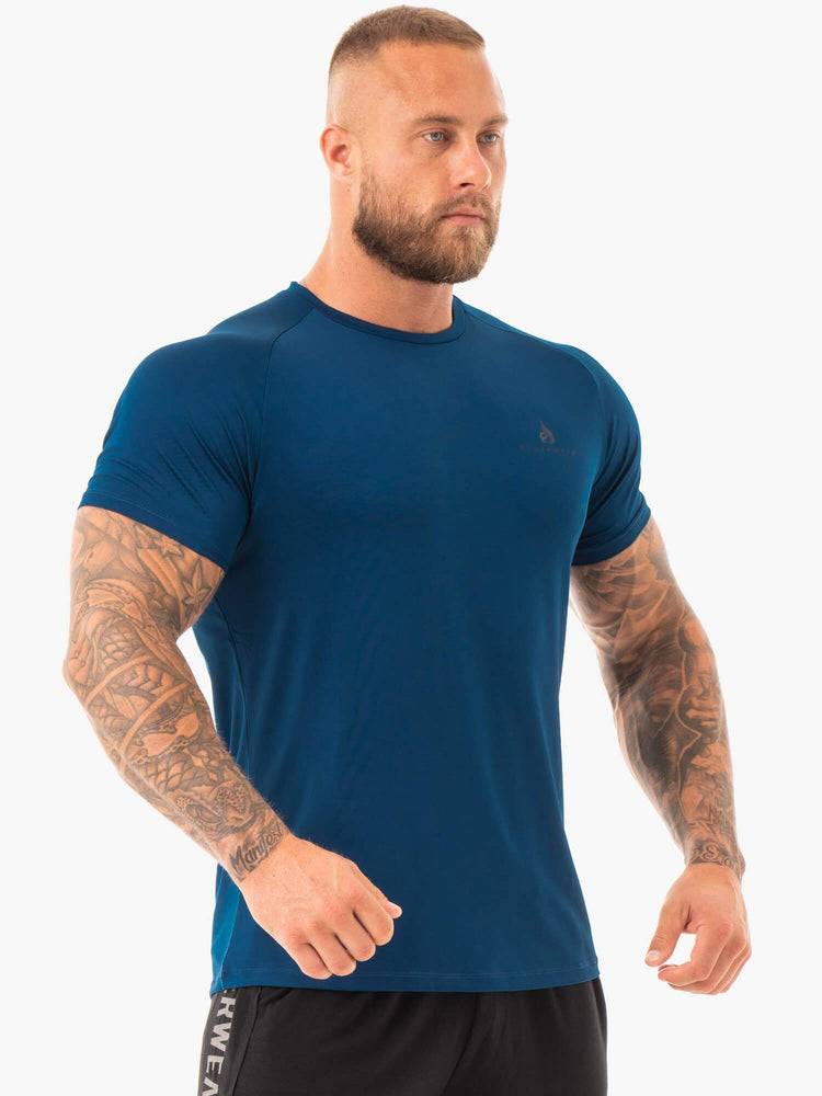 Navy Ryderwear Men T Shirts Breeze Men's T Shirts | AU1202OR