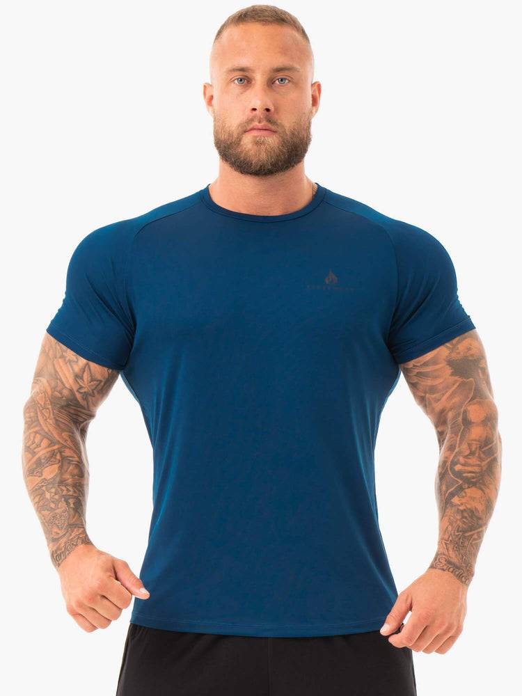 Navy Ryderwear Men T Shirts Breeze Men\'s T Shirts | AU1202OR