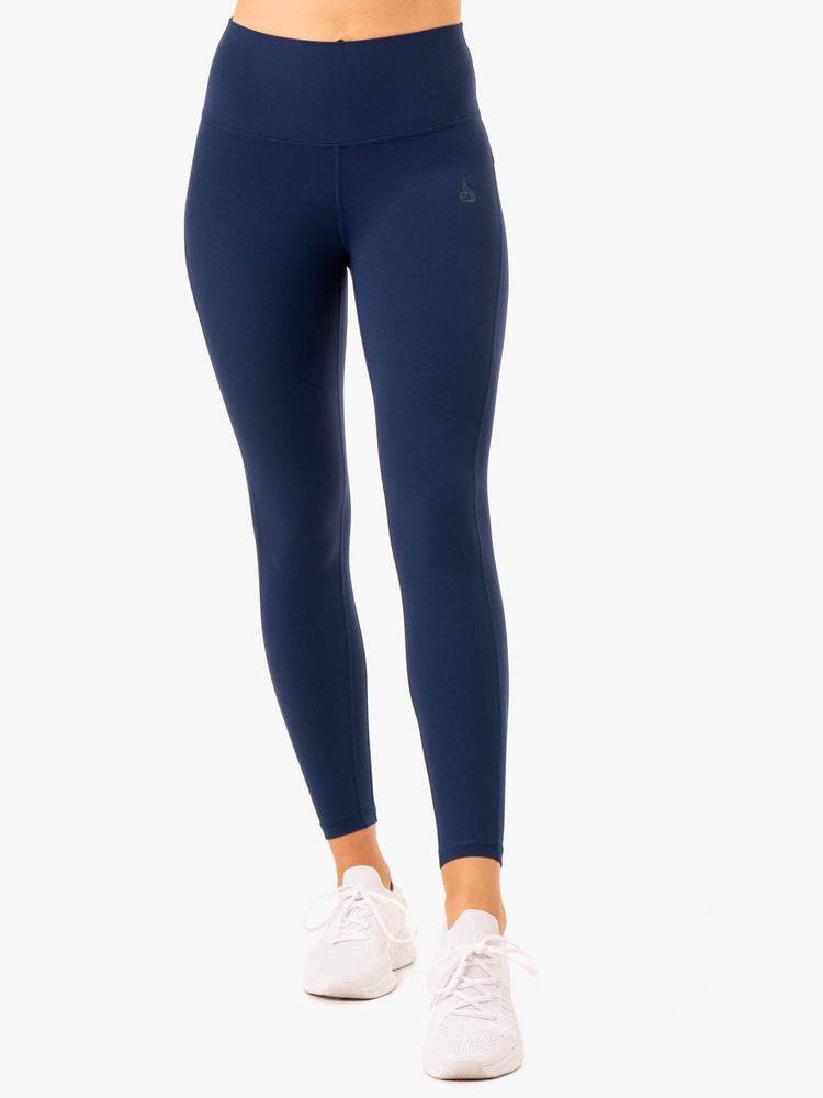 Navy Ryderwear Women Leggings NKD Align Women's Leggings | AU1902UT