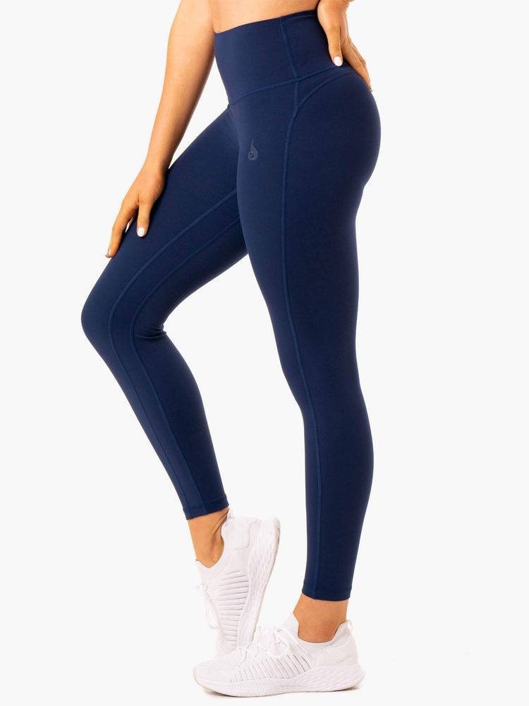 Navy Ryderwear Women Leggings NKD Align Women's Leggings | AU1902UT