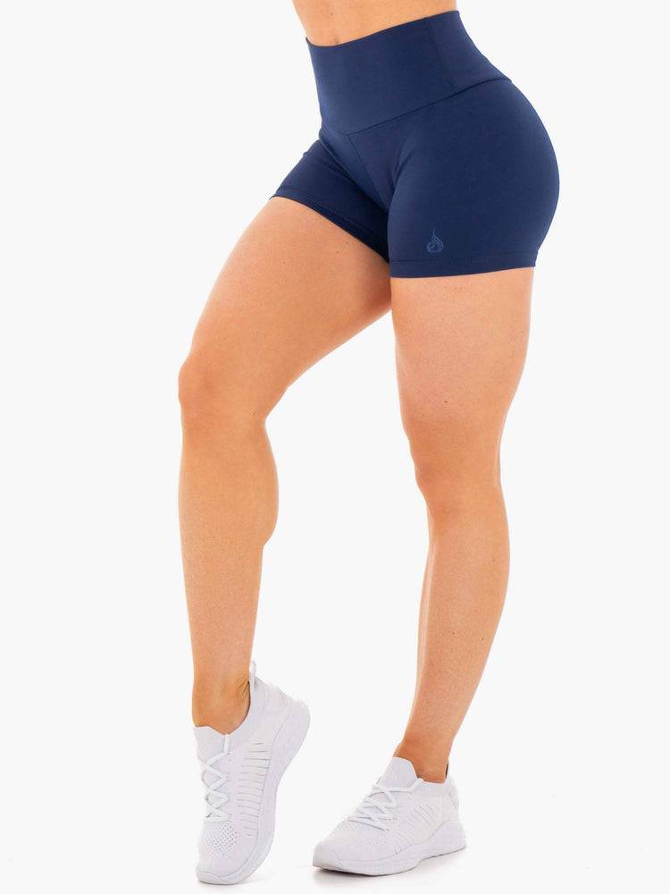 Navy Ryderwear Women Shorts Motion High Waisted Women\'s Shorts | AU1951RW