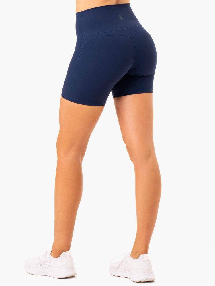 Navy Ryderwear Women Shorts NKD Align Women's Shorts | AU2186TV